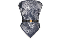 DIOR Quarterly New Products SS22 Strapless Top Women's Blue
