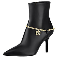 LOUIS VUITTON Mansion Ankle Boots Women's Black