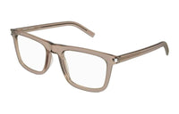 SAINT LAURENT Eyeglass Frames Men Brown