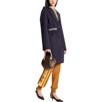 LOUIS VUITTON Coats Women's Dark Blue