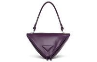 PRADA Smooth Leather Handbag Shoulder Bag Crossbody Bag Regular Women's Violet Purple