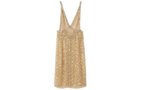 MIU MIU Sleeveless Dress Women's Sand Yellow