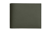 HERMES Citizen Twill Evercolor Calfskin Wallet Women's Brown Green