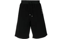 SAINT LAURENT Logo embroidered Cotton Shorts