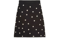 MIU MIU Casual Short Skirts Women's Black