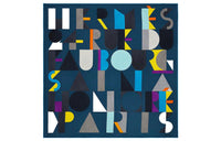 HERMES Silk Scarves Men Marine Blue