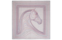 HERMES Silk Scarves Women's Gray Pink