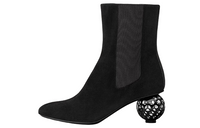 HERMES Chelsea Boots Women's Black