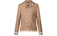 LOUIS VUITTON Pajama Top Women's Coffee