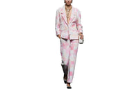 CHANEL Casual Pants Women's Pink White