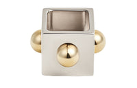 HERMES Scarf Ring Women's Silver