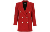 SAINT LAURENT Business Suits Women's Red