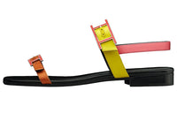 HERMES Strap Sandals Women's Black Yellow