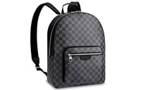 LOUIS VUITTON Josh Coated Canvas Backpack Regular Men's Graphite