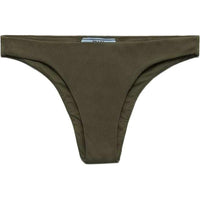 PRADA High cut Fine ribbed Bikini Bottoms