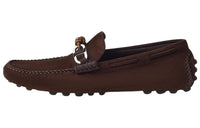 HERMES Alessandro Loafers Men's Brown