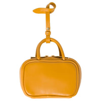 MIU MIU Leather Cotton Pendants Women's Brown