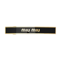 MIU MIU Metal Hair Clips Women's Black