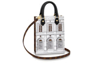LOUIS VUITTON X Fornasetti Petit Sac Plat Black/White