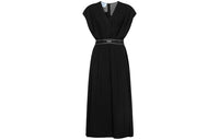 PRADA Short-Sleeved Dresses Women's Black