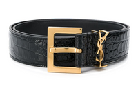 SAINT LAURENT Leather Belts Women's
