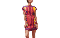 HERMES Short-Sleeved Dresses Women's Pink