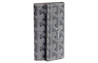 GOYARD SAINT-MICHEL Canvas With Leather Key Pouch Unisex Gray