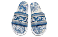 DIOR Dway Abrasion-Resistant Slide Slippers Women's Blue