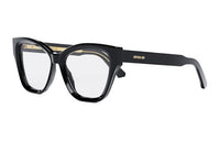 DIOR Acetate Butterfly Eyeglass Frames Women's Black