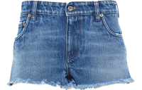 MIU MIU Low rise Denim Mini Shorts