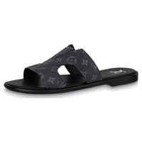 LOUIS VUITTON Oasis Slip Resistant Slide Slippers Men's Black