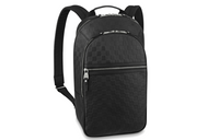 LOUIS VUITTON Leather Backpacks Men's Black
