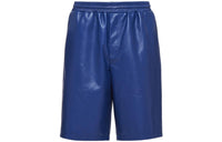 PRADA Nappa Leather Bermuda Shorts