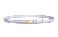 CELINE Leather Belts Women's Purple