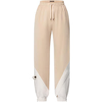 LOUIS VUITTON Knitted Sports Pants Women's Beige