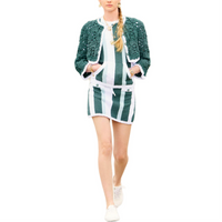 CHANEL SS25 Casual Short Skirts Women's Green