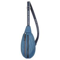 DIOR Scarab Nylon Shoulder Bag Crossbody Bag Mini Men's Blue