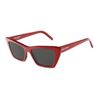 SAINT LAURENT Cat Eye Sunglasses Women's Red