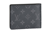 LOUIS VUITTON Multiple Coated Canvas Wallet Men's Gray