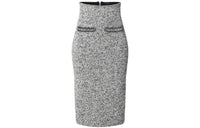 LOUIS VUITTON SS22 Knit Long Skirt Women's Gray