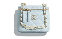 CHANEL Embossed Cow Leather Box Bag, Crossbody Bag, Shoulder Bag Regular Women's