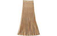 MIU MIU Casual Long Skirt Women's Gold