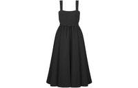 DIOR Mid-Length Belted Dress Slip Dresses Women's Black