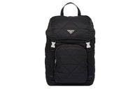PRADA Recycled Nylon Backpack Men's Black