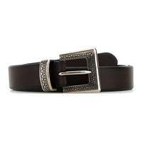 PRADA Engraved Buckle Belt