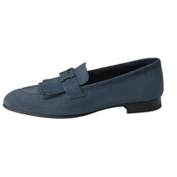 HERMES Royal Loafers Women's Blue