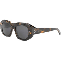 CELINE Plastic Square Sunglasses Women's Tortoiseshell