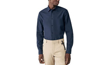 HERMES Shirts Men Navy Blue