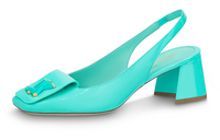 LOUIS VUITTON Shake Chunky Heel High Heels 5.5cm Women's Green