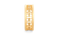 CELINE Triomphe Multi Ring In Brass With Gold Finish